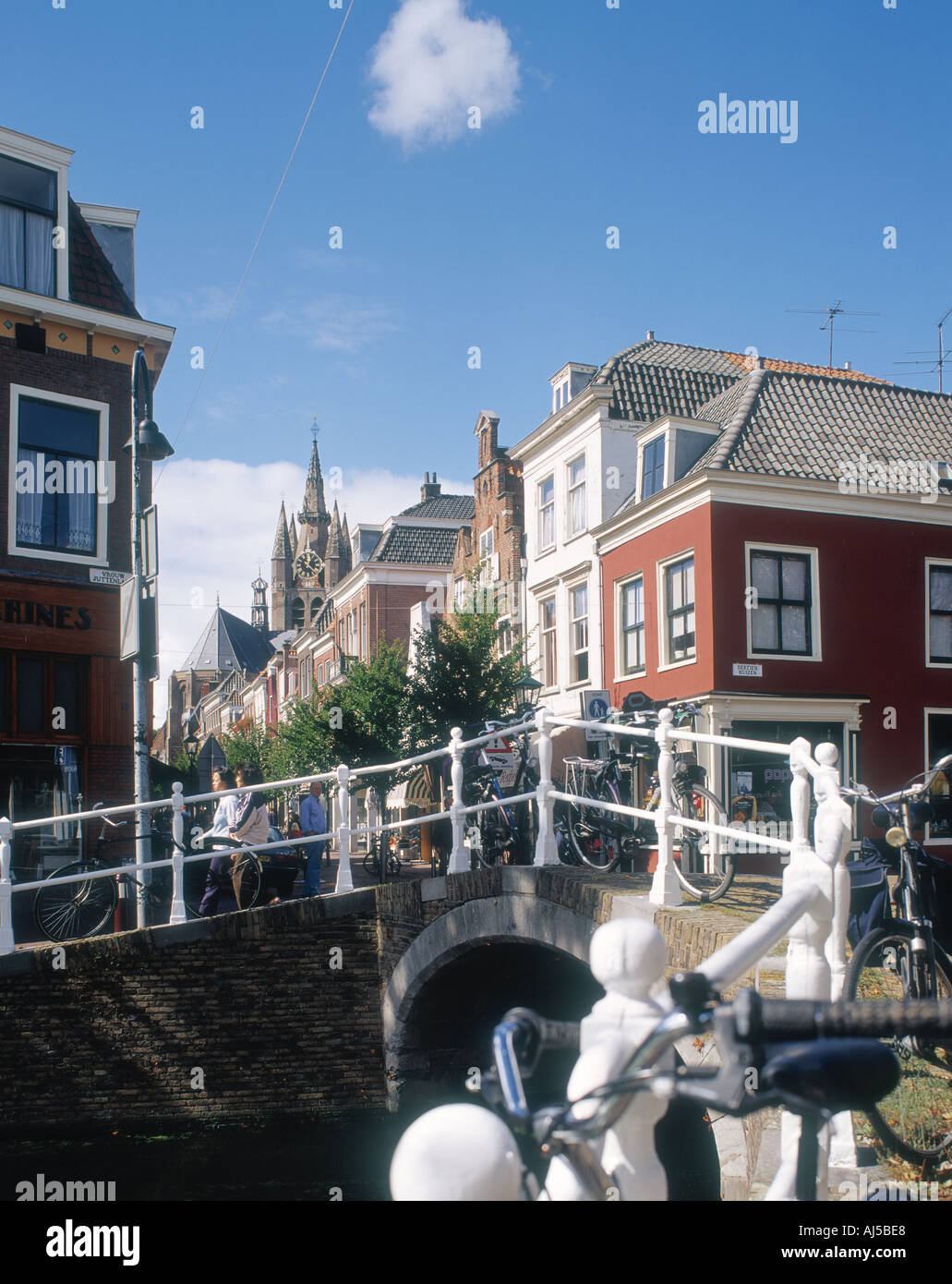 Delft Holland Zuid Holland Stockfoto