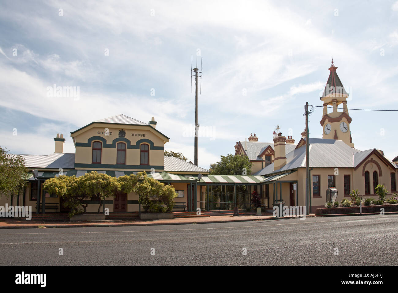 Ballina Hofamt alten Gebäude im Kolonialstil in New South Wales NSW Australia Stockfoto