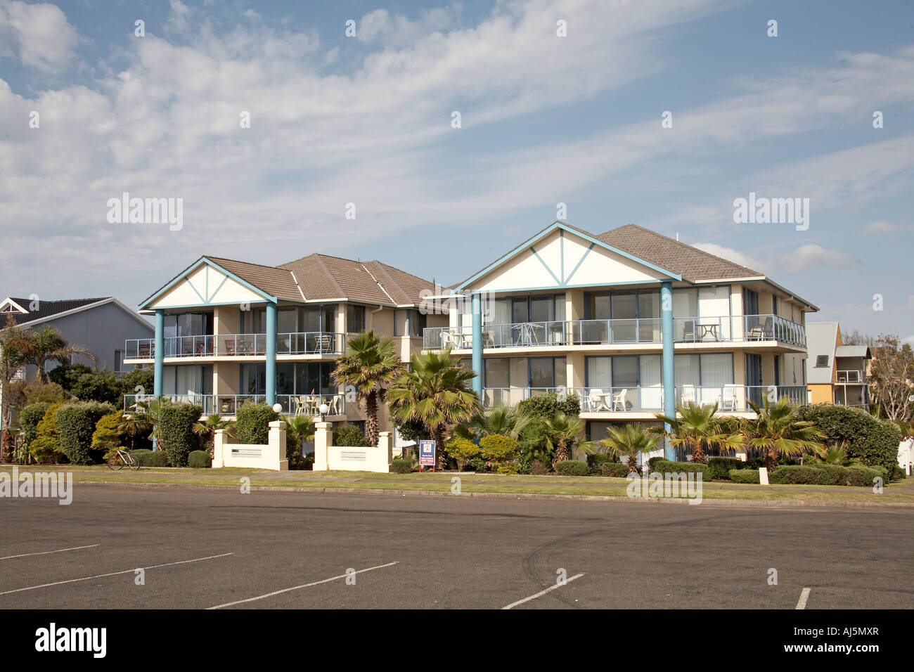 Einheit oder Appartement Urlaub Unterkunft in Hawks Nest New South Wales NSW Australia Stockfoto