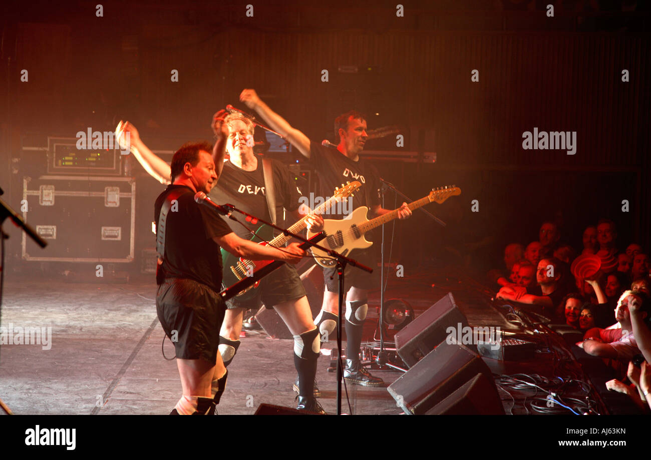 Devo beim Meltdown Festival, Royal Festival Hall, London, 19th. Juni 2007 Stockfoto