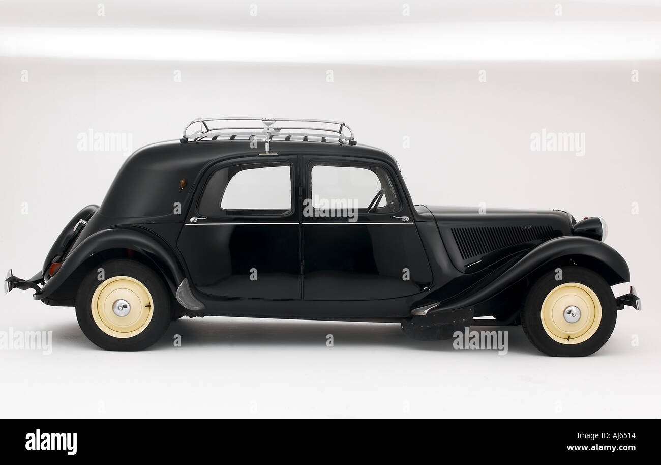 1934-Citroen Traction Avant Stockfoto