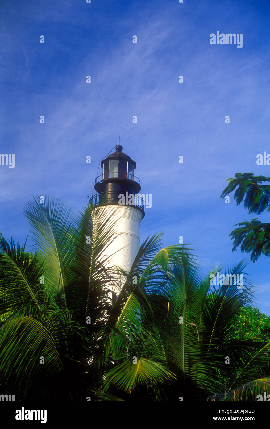 Leuchtturm auf der Insel Key West in Florida USA Stockfoto