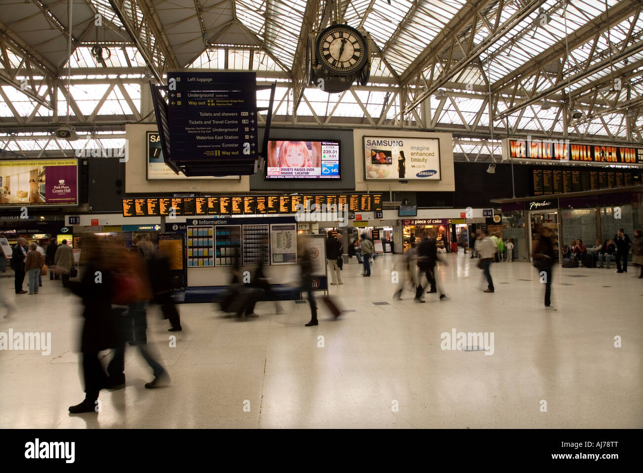 Halle in Waterloo Bahnhof Bahnhof London UK (45) Stockfoto
