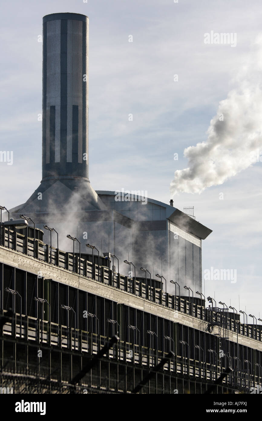 Avonmouth Raffinerie - Beschreibung Power 2 Stockfoto