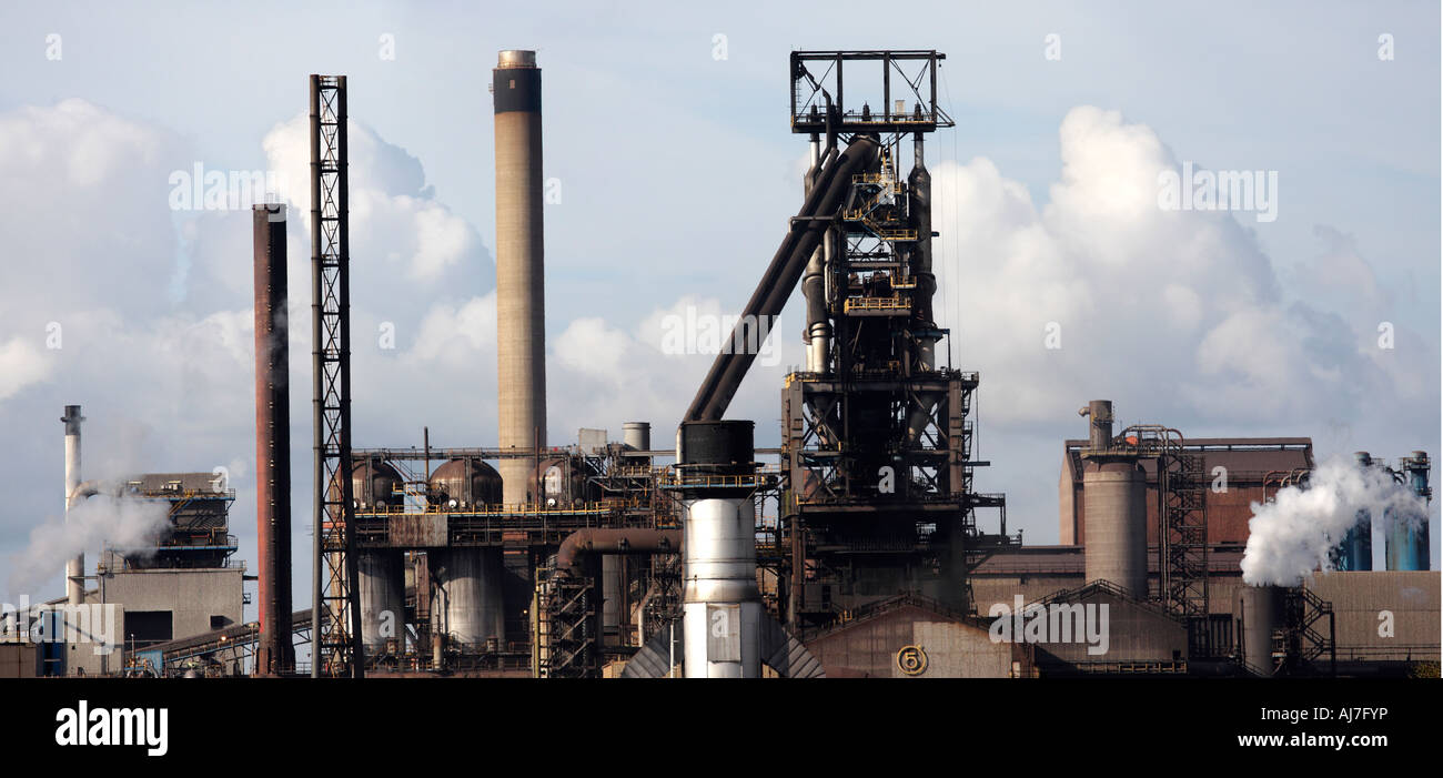 Port Talbot Stahlwerk in Wales 1 Stockfoto