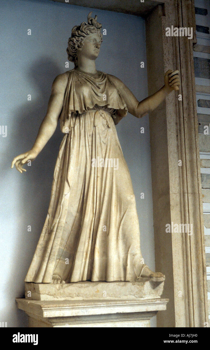 Römische Göttin Juno, Frau und Schwester von Jupiter, Königin des Himmels. Artist: Unbekannt Stockfoto