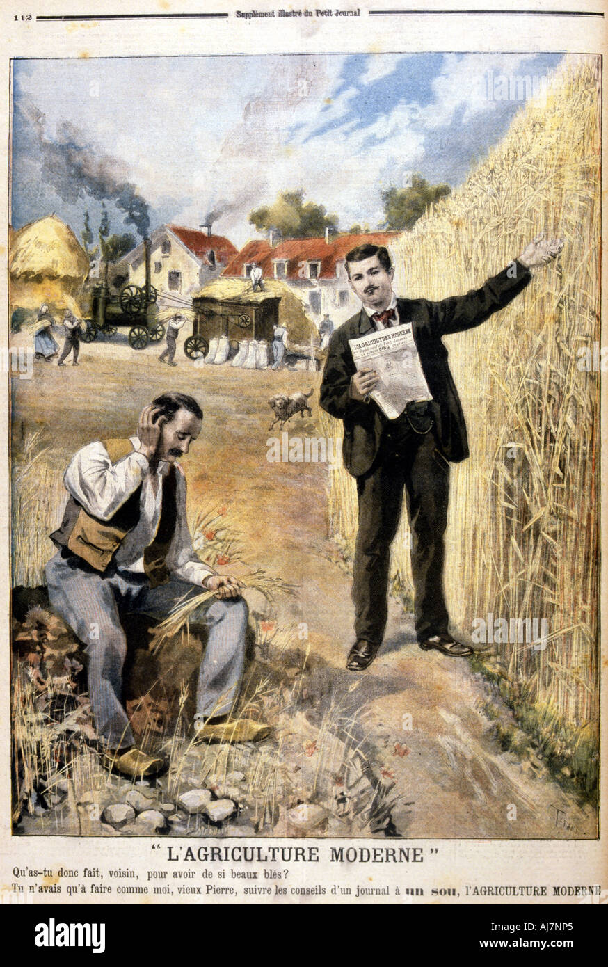 'L' Landwirtschaft Moderne", 1897. Artist: Unbekannt Stockfoto