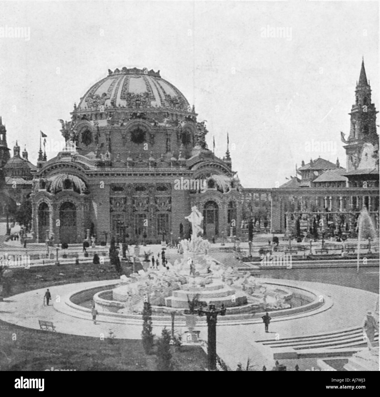 Tempel der Musik bei den Panamerikanischen Ausstellung in Buffalo, 1901. Artist: Unbekannt Stockfoto