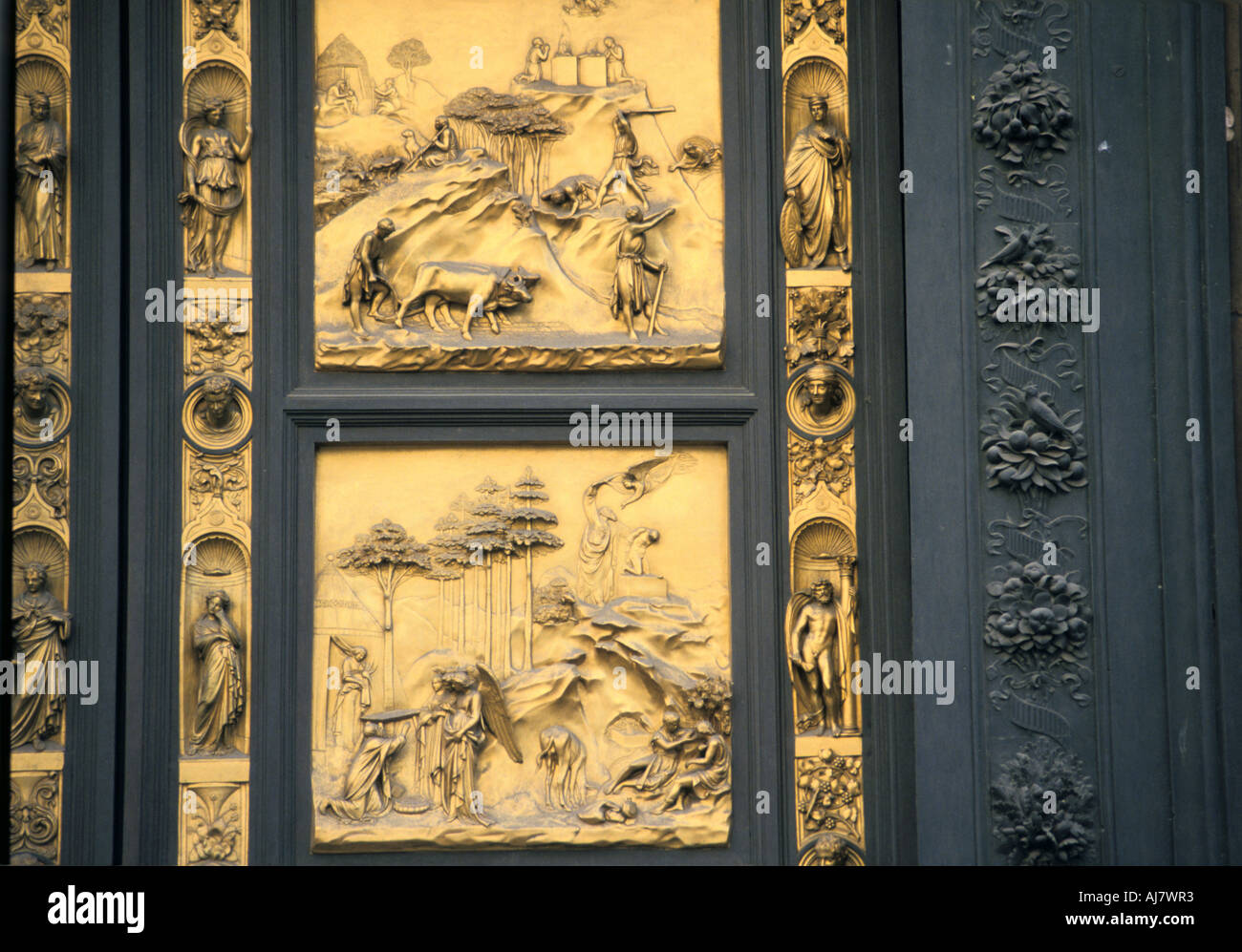 Die Tore des Paradieses, Baptisterium, Florenz, Italien, 1425-1452. Artist: Lorenzo Ghiberti Stockfoto