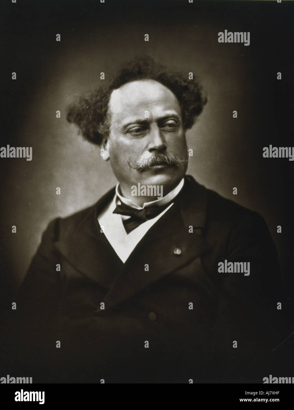 Alexandre Dumas der Jüngere, französischer Schriftsteller, c 1865-1895. Artist: Fontaine Stockfoto