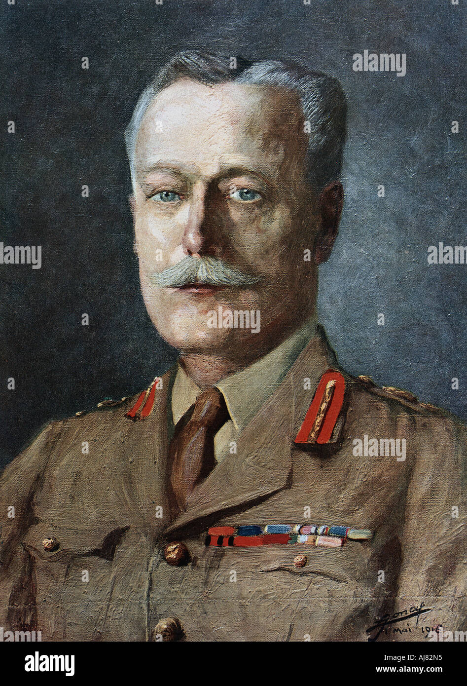 Douglas Haig, Scottish - geborener britischer Soldat, 1916. Artist: Unbekannt Stockfoto