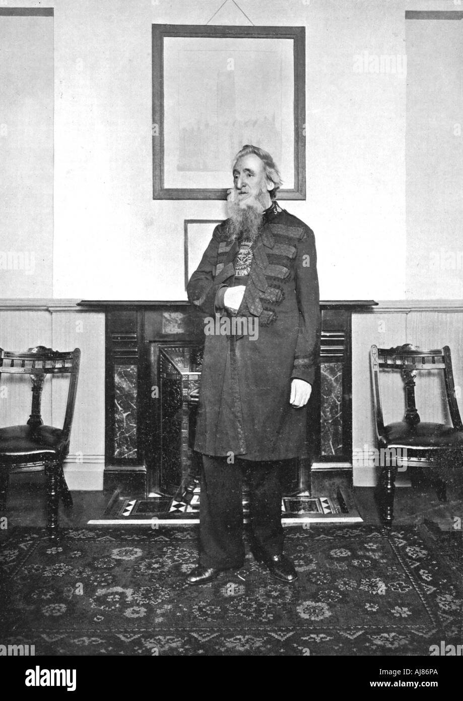 'Allgemein' William Booth, evangelische Sozialarbeiter und Gründer der Heilsarmee, 1903. Artist: Unbekannt Stockfoto