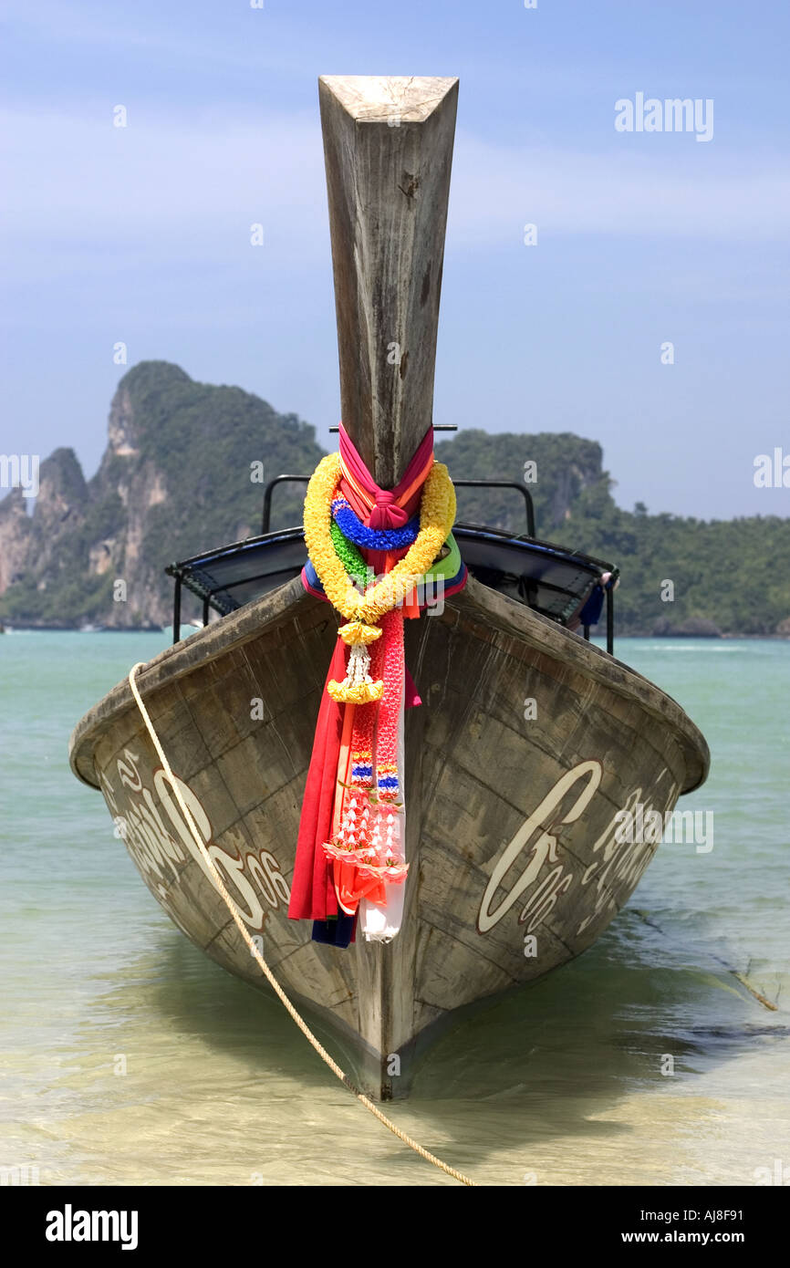 Dalum Strand Don Ao Lah Ko Phi Phi Thailand Stockfoto