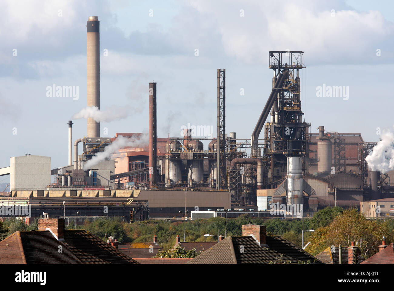 Port Talbot Stahlwerk in Wales 8 Stockfoto