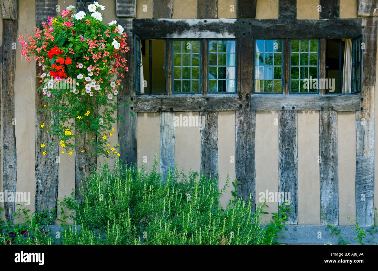 Stratford-upon-Avon Halle s Croft die Shakespere s Tochter Susanna und ihr Ehemann John Hall gehörte Stockfoto