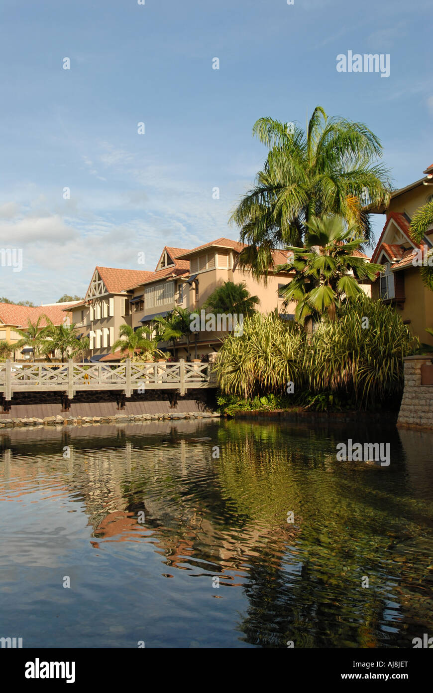 URLAUBSORT Stockfoto