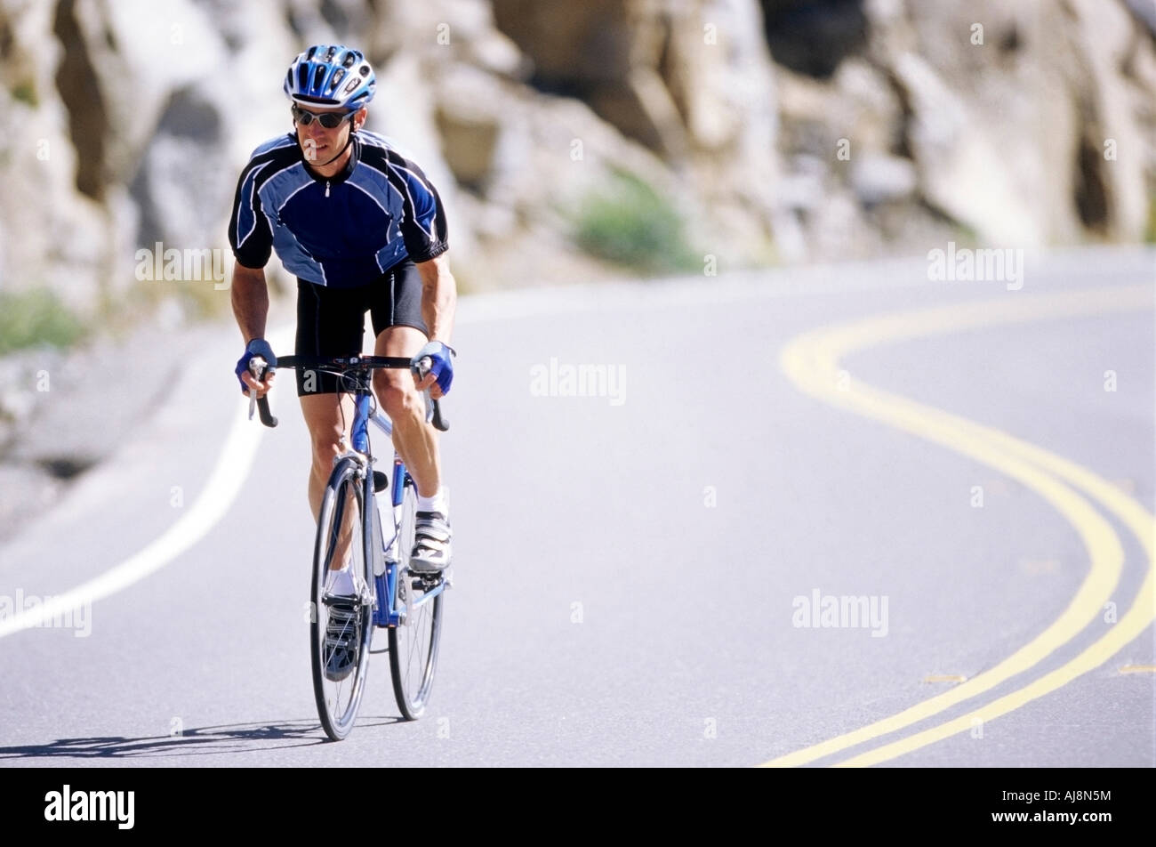 Road Bike-Donner-Pass Stockfoto