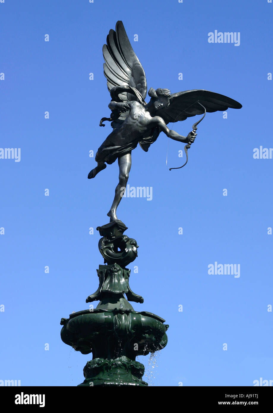 Statue des Eros, Piccadilly Circus, London, england Stockfoto