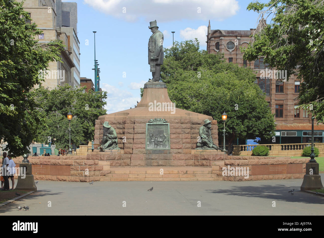 Paul Kruger Statue pretoria Stockfoto