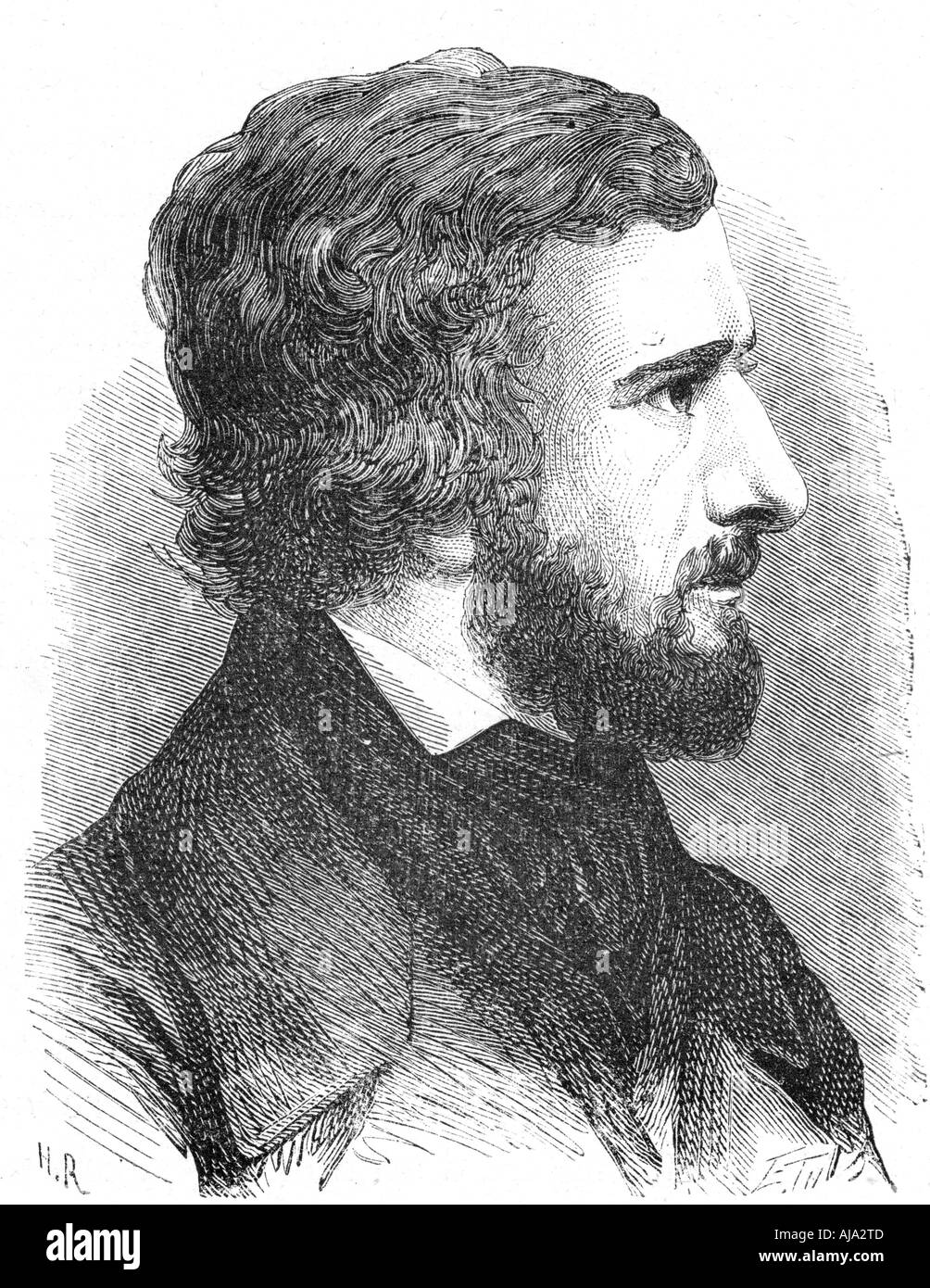 Hippolyte Fizeau, französischer Physiker, 1870. Artist: Unbekannt Stockfoto