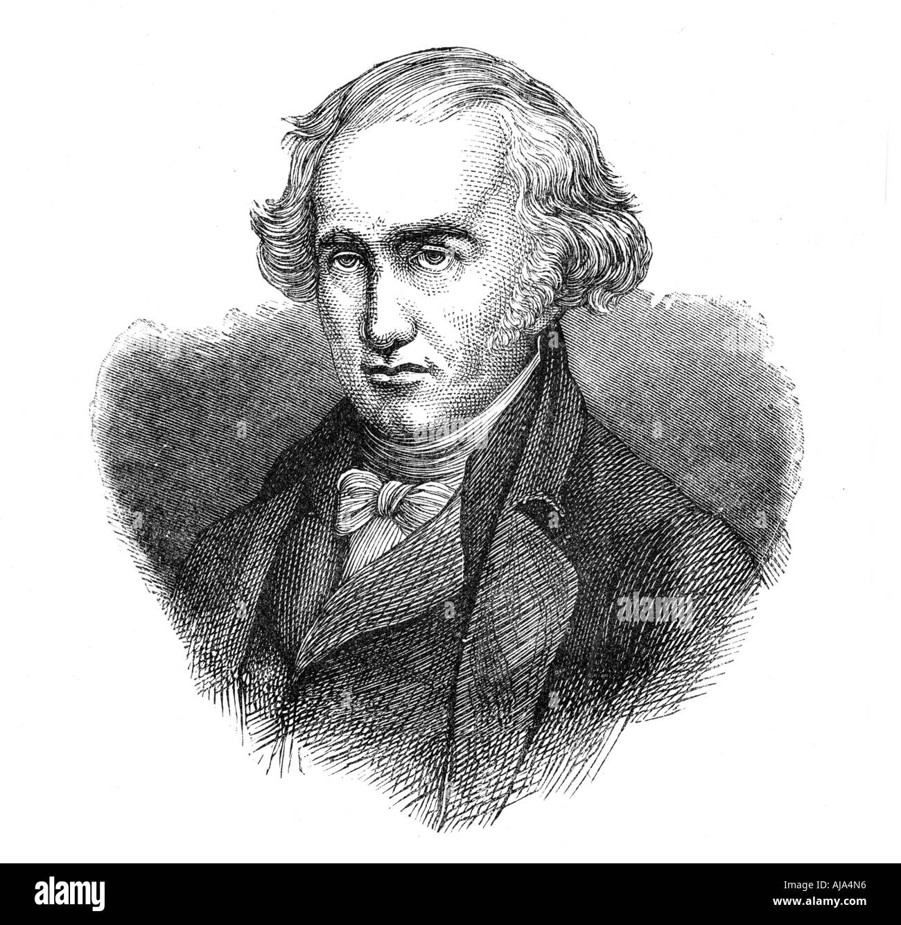 James Watt, Schottischer Ingenieur und Erfinder, 1881. Artist: Unbekannt Stockfoto