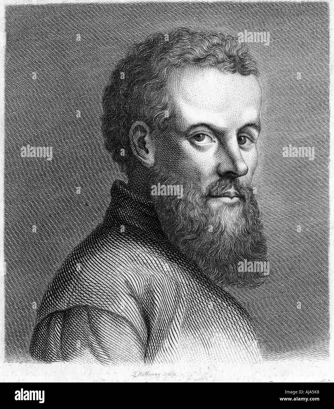 Andreas Vesalius, 16. Jahrhundert flämische Anatom, c 1789 - c 1798. Artist: Unbekannt Stockfoto