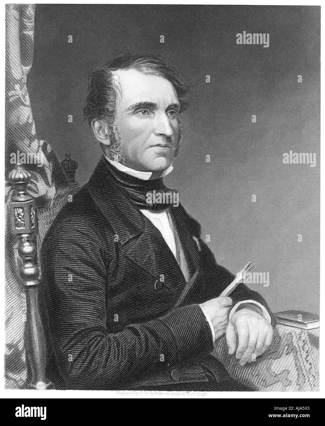 Justus von Liebig, deutscher Chemiker, c 1860. Artist: Unbekannt Stockfoto