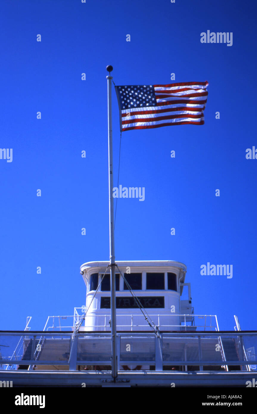 Die amerikanische Flagge Stars And Stripes Stockfoto