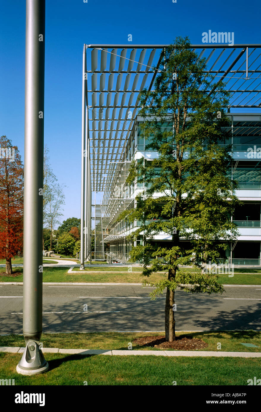 Chiswick Park Büro Gebäude Komplex von Richard Rogers Partnership architects London W4 MXXZsm Stockfoto