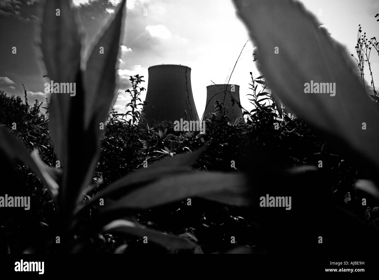 Italien 2007. Atomkraftwerk Stockfoto
