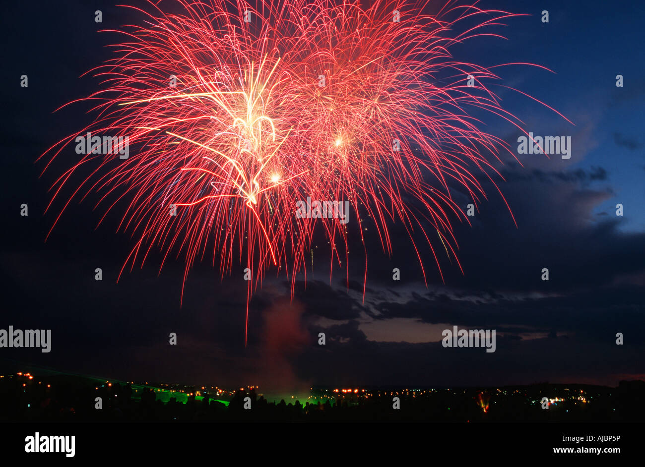 Feuerwerk Stockfoto