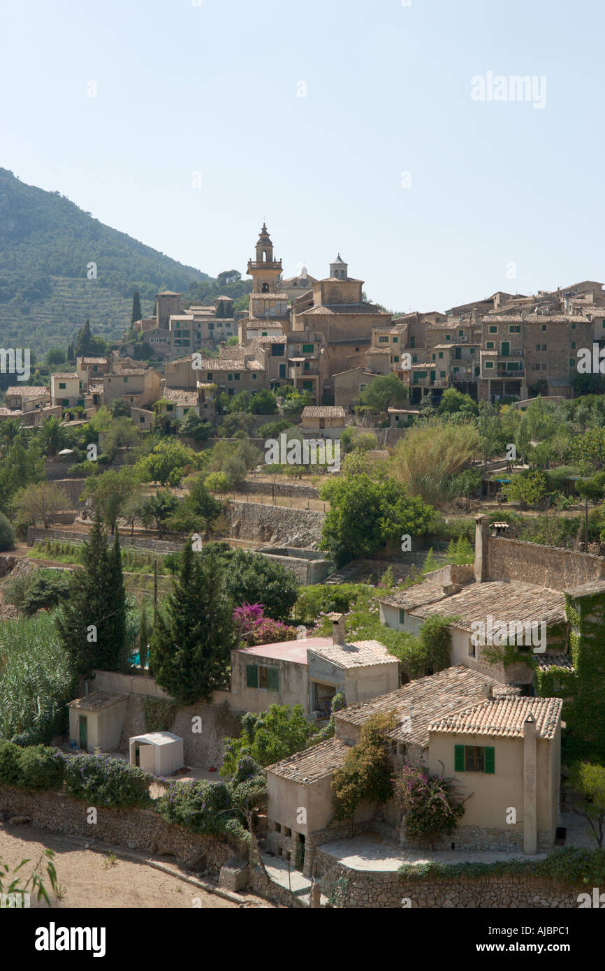 Alte Stadt von Valldemossa, Westküste, Mallorca, Spanien Stockfoto Alte Stadt von Valldemossa, Westküste, Mallorca, Spanien Stockfoto