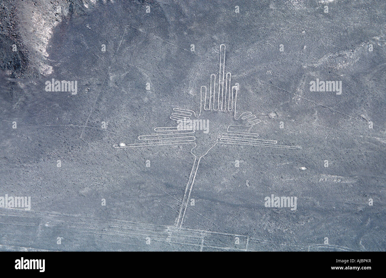 Antiken Nazca-Linien Stockfoto