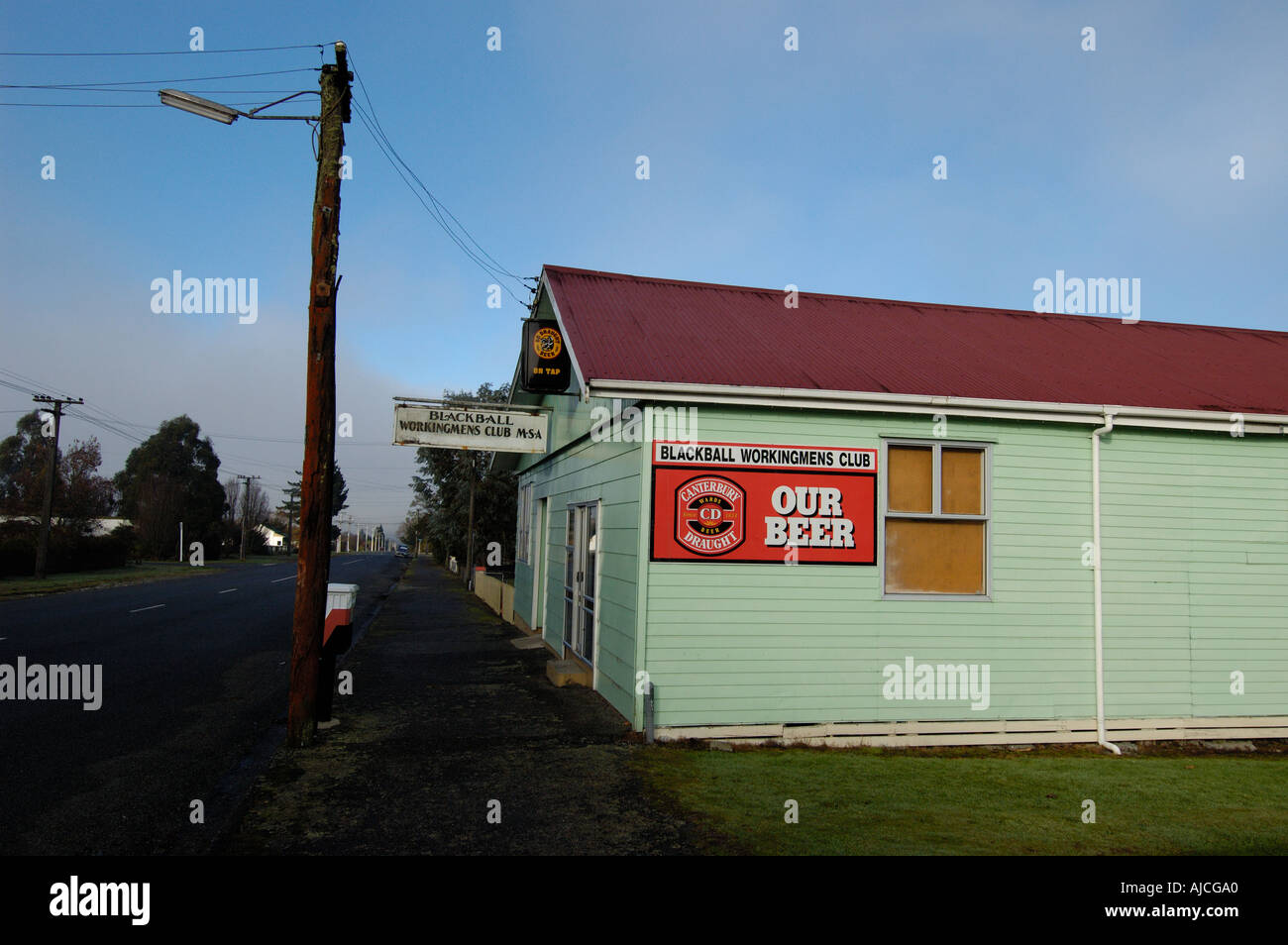 Neuseeland Südinsel Blackball Stockfoto