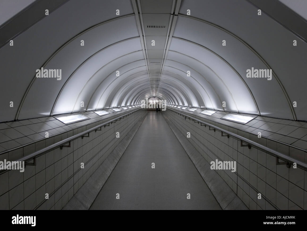 Bank unterirdischen Bahnhof Waterloo und & City Line Tunnel Stockfoto