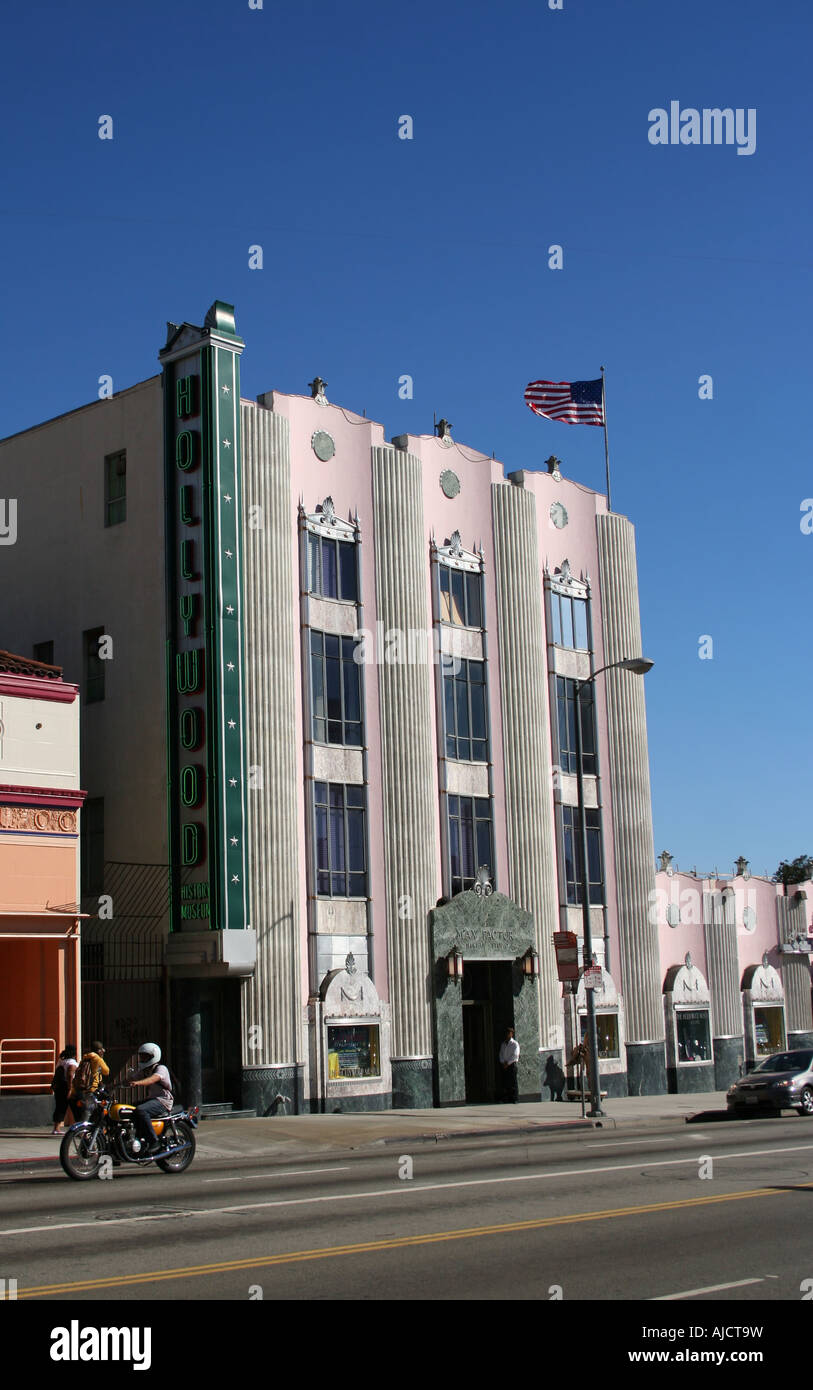 Hollywood History Museum auf der Highland Avenue in ehemaligen Max Factor Bau Oktober 2007 Stockfoto