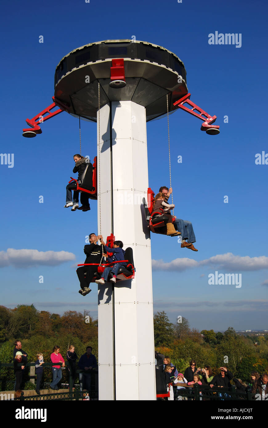 Space Tower fahren, Legoland Windsor, Windsor, Berkshire, England, Vereinigtes Königreich Stockfoto