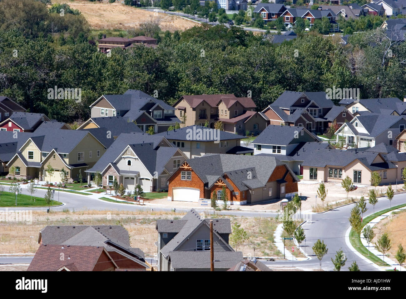Neubaugebiet in Boise, Idaho Stockfoto