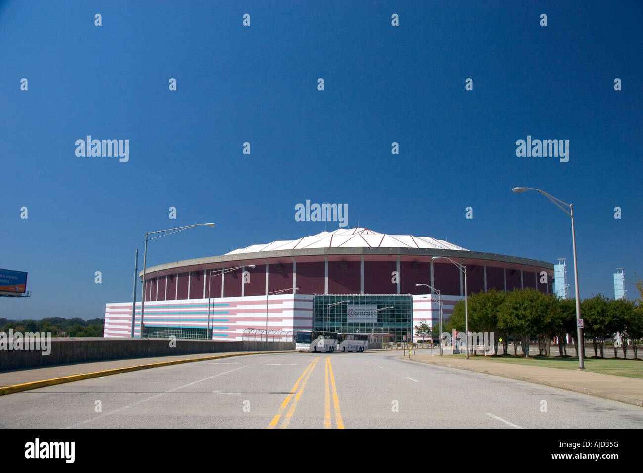 Der Georgia Dome in Atlanta Georgia Stockfoto