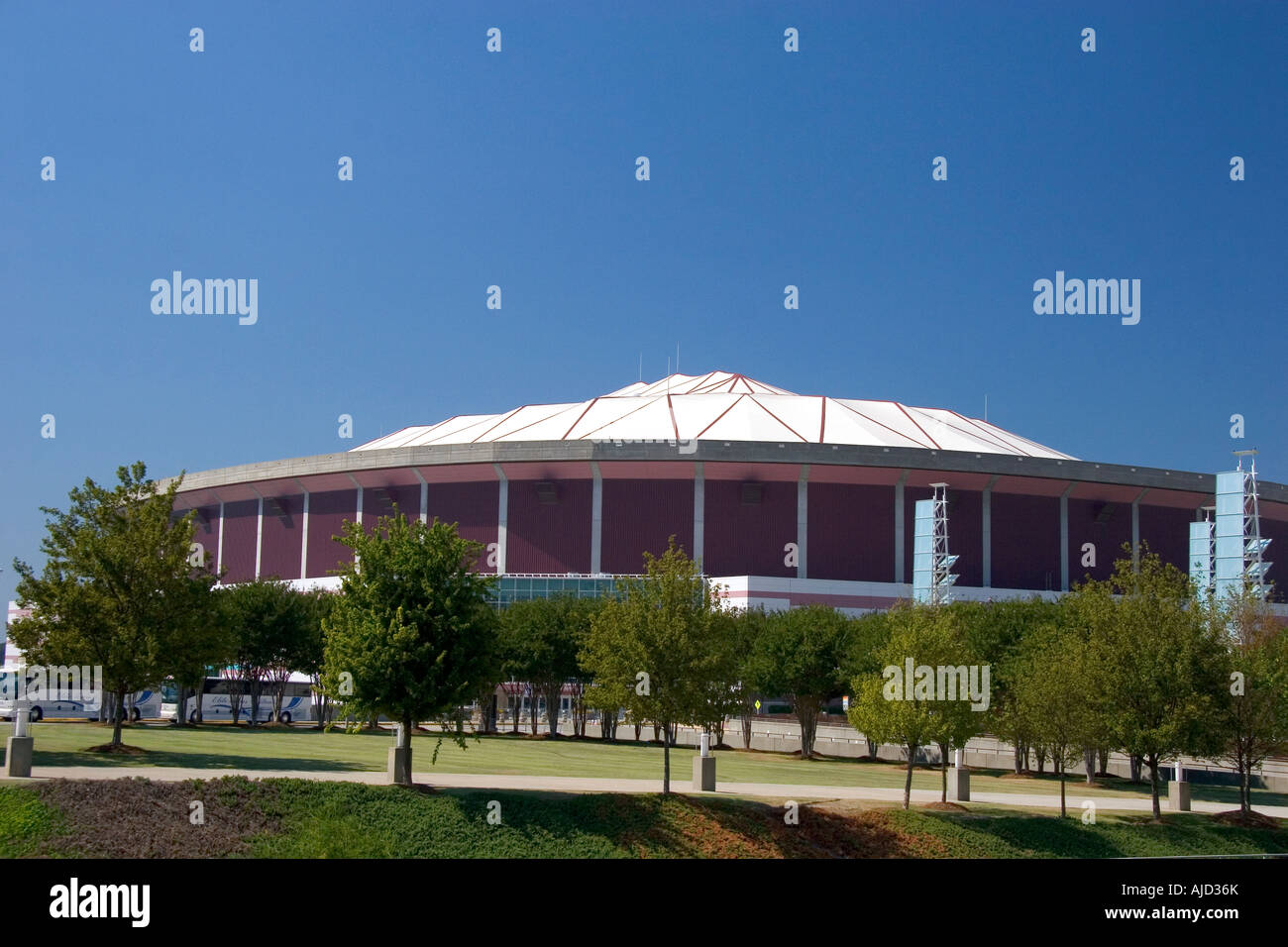 Der Georgia Dome in Atlanta Georgia Stockfoto