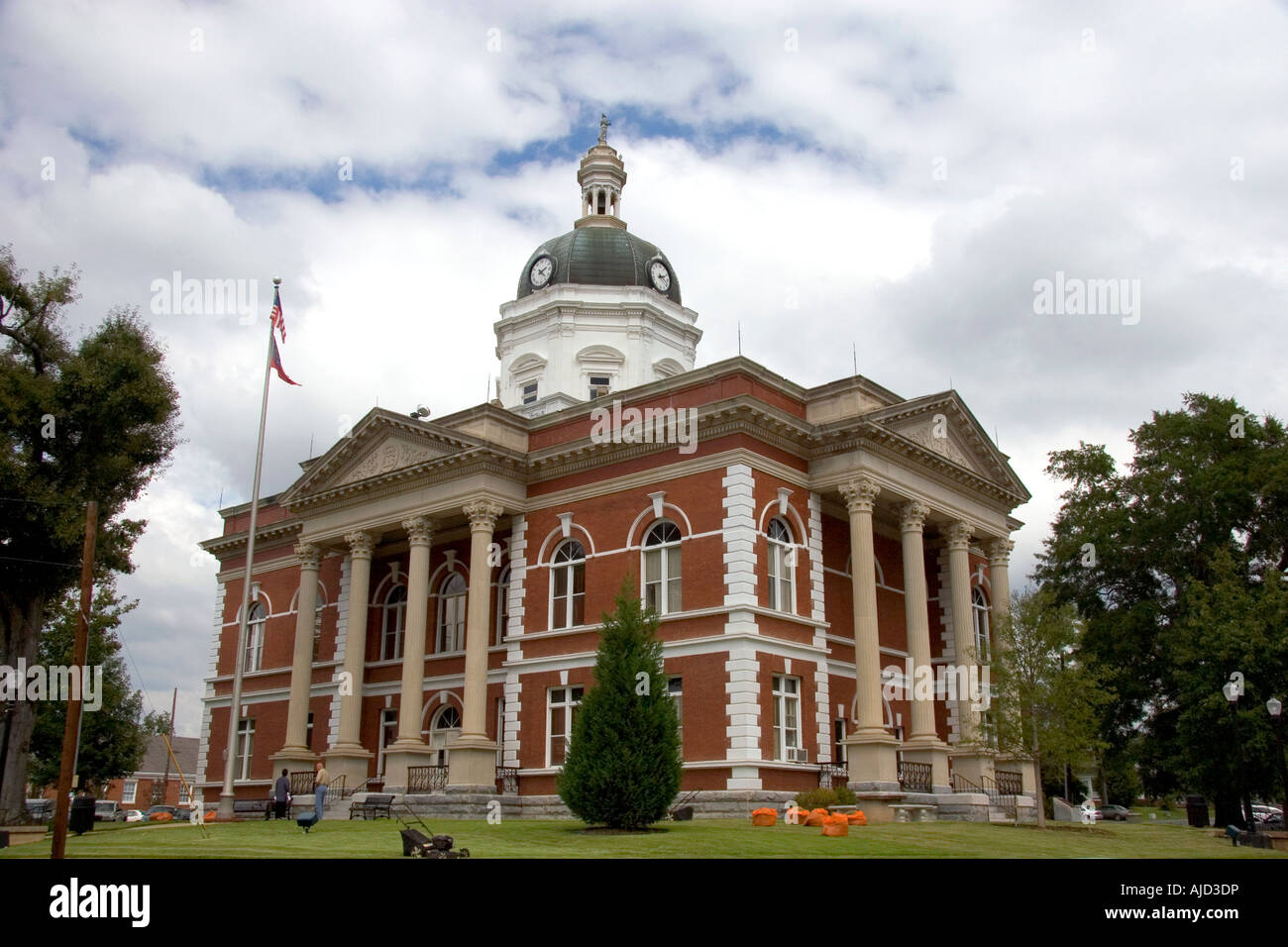Die historischen Meriwether County Courthouse in Greenville Georgien Stockfoto