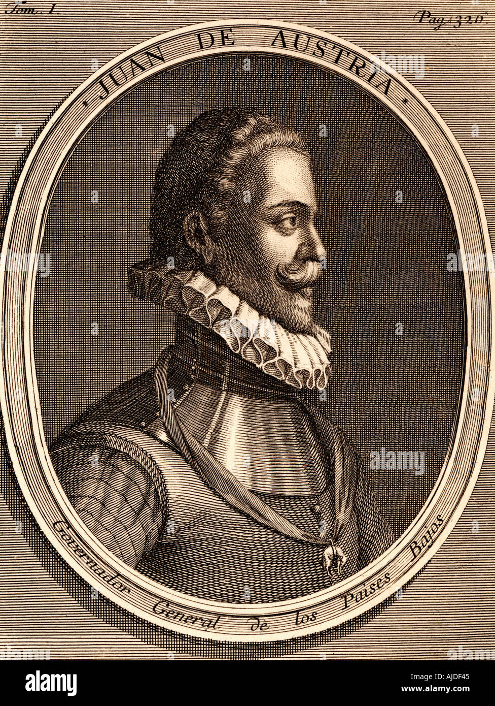 Juan von Österreich, 1545 - 1578. Generalgouverneur der Niederlande, Bruder von Philipp II. von Spanien. Stockfoto