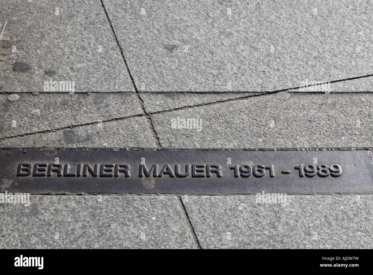 Berlin Mitte Potsdamer Platz Berliner Mauer die Mauer-Symbol symbolisch Stockfoto