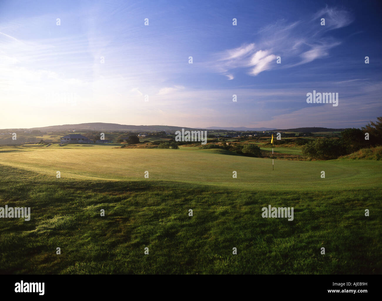 Bull Bay Golf Club bei Sonnenaufgang Stockfoto