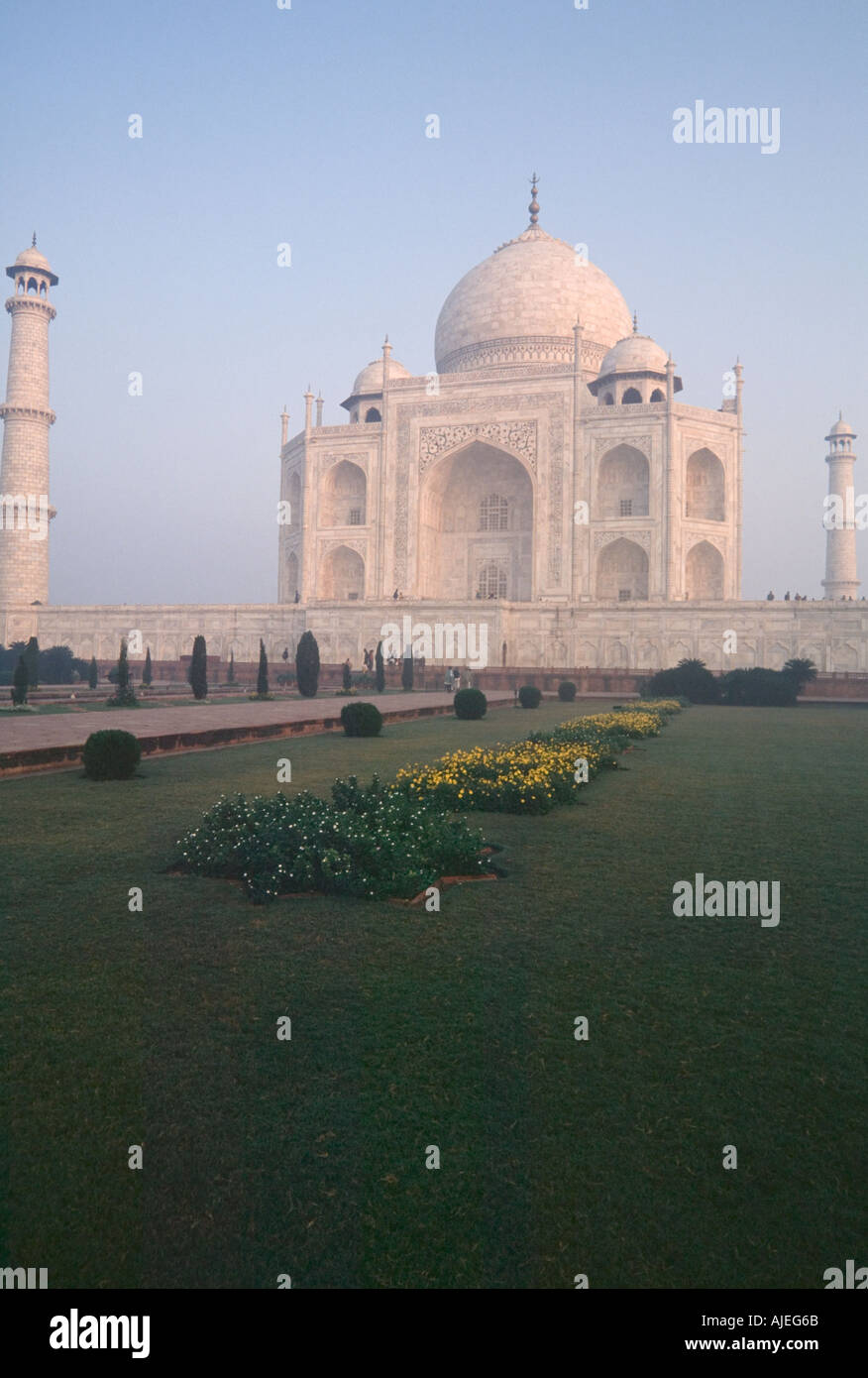 Agra Utar Pradesh Indien Asien Taj Mahal Stockfoto