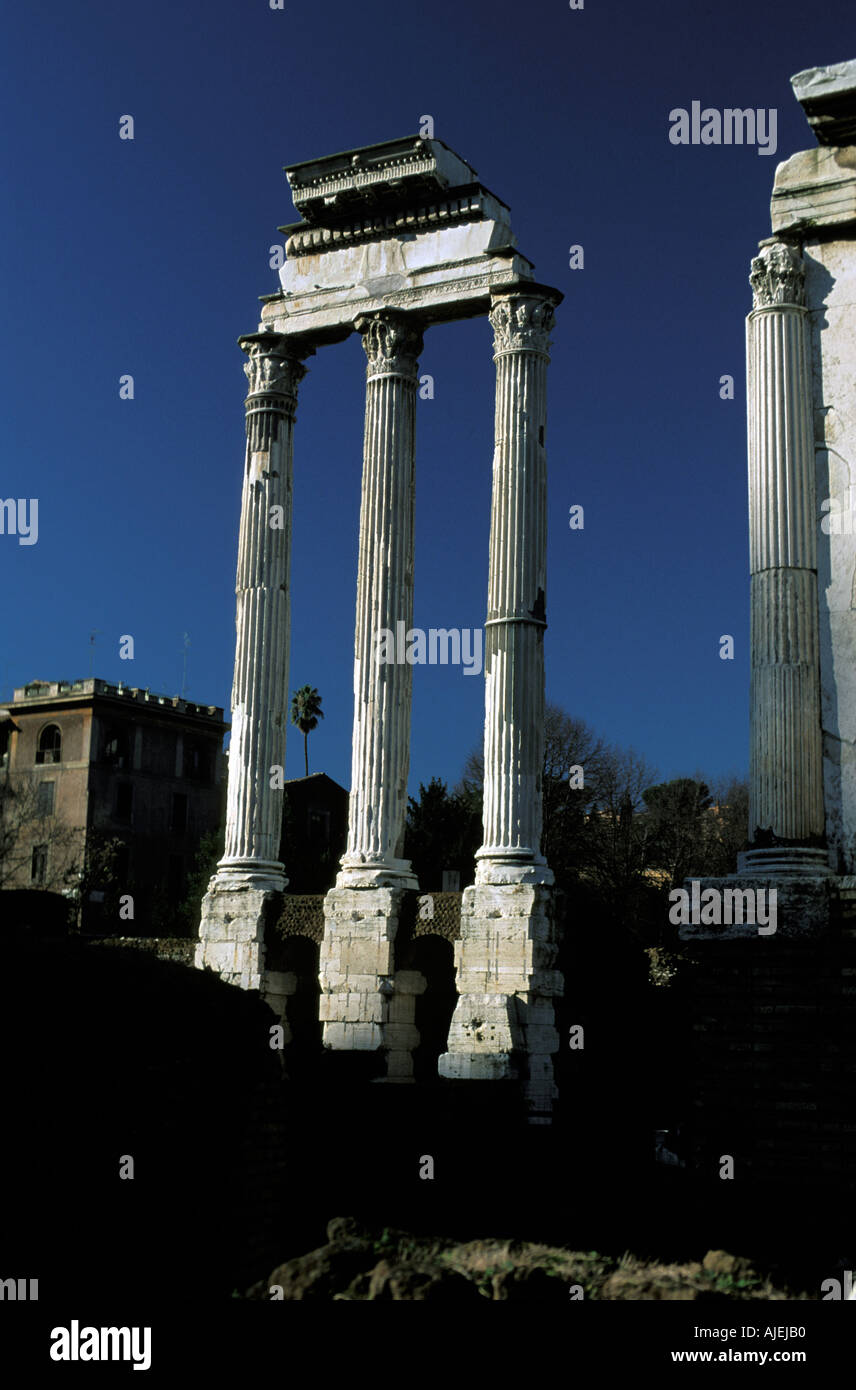 Rom Forum Romanum Stockfoto