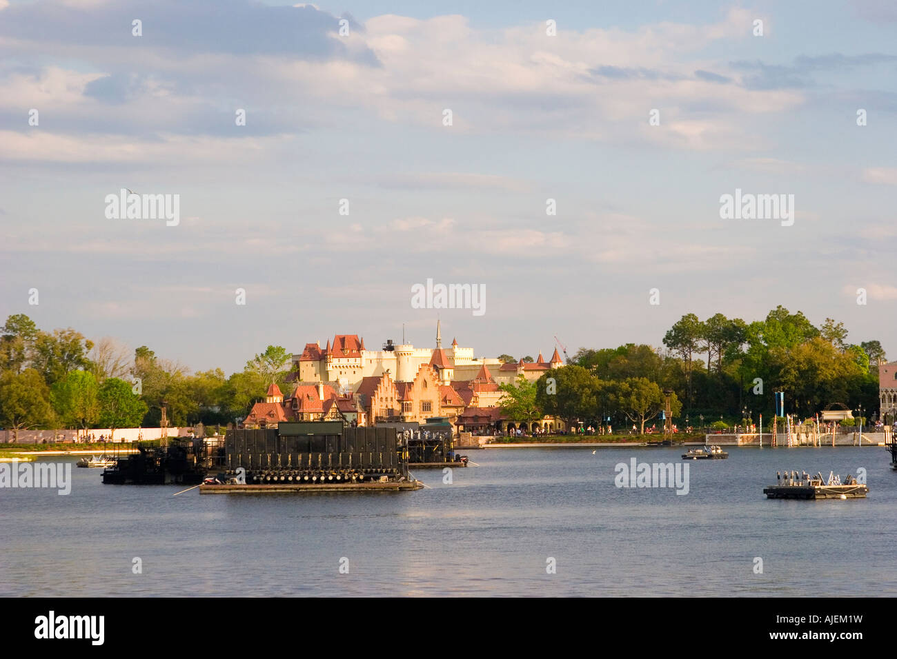 Deutschland-Pavillon, World Showcase, Epcot Center Theme Park, Walt Disney World, in Lake Buena Vista, Florida, USA Stockfoto