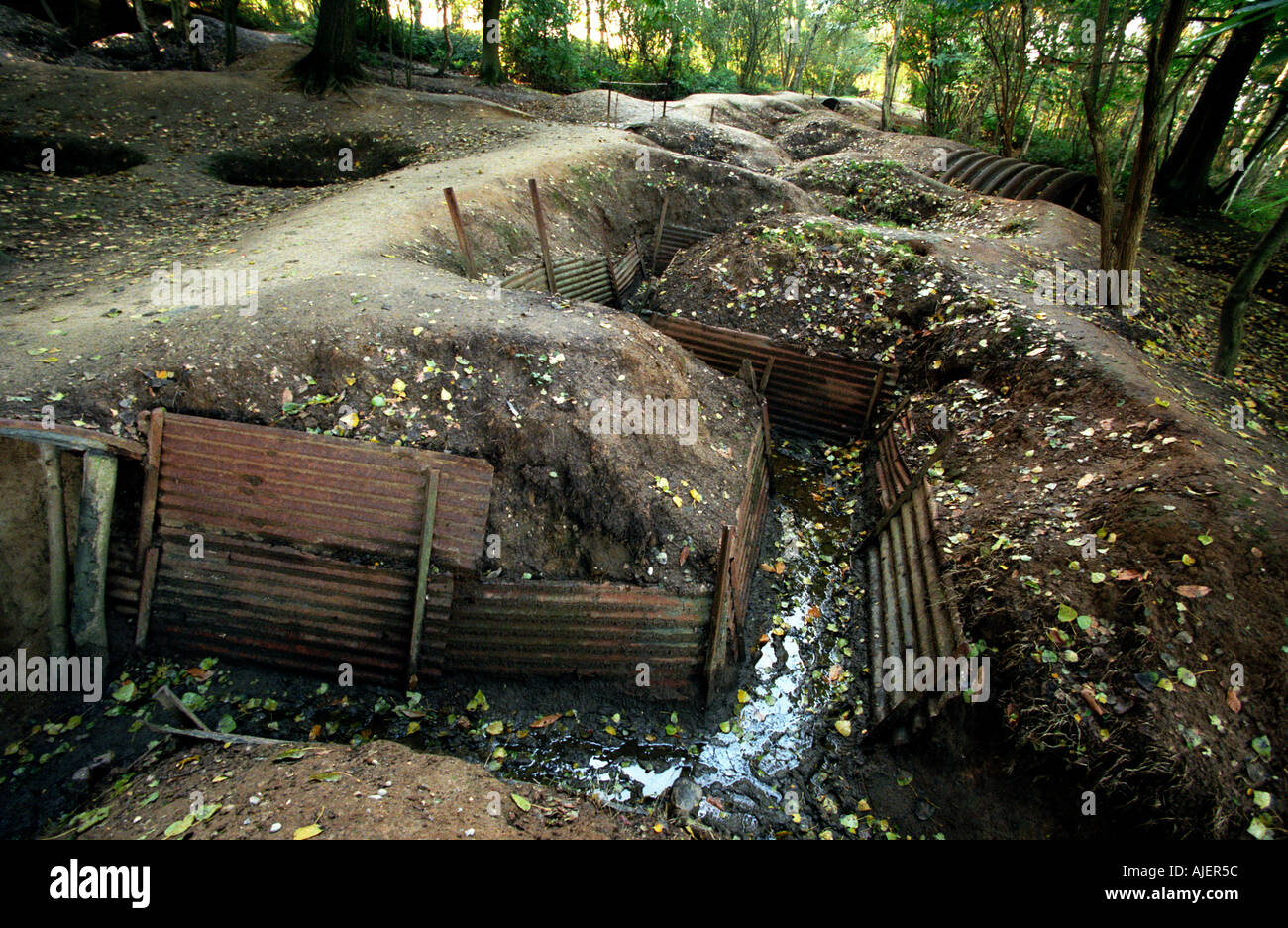 WW1 1914 1918 WELT KRIEG EINE ERINNERUNG HILL 62 YPERN BELGIEN 2005 Stockfoto