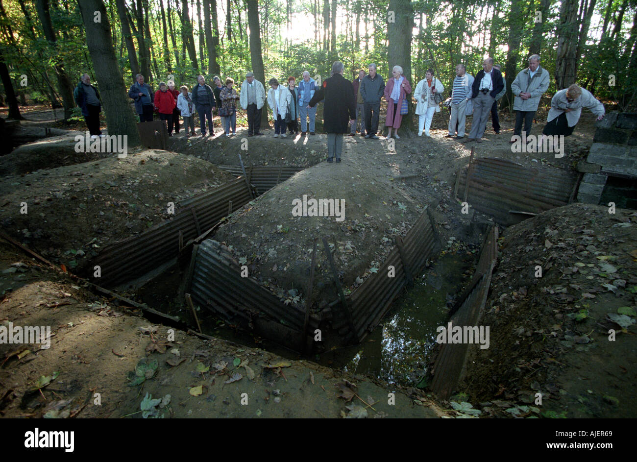 WW1 1914 1918 WELT KRIEG EINE ERINNERUNG HILL 62 YPERN BELGIEN 2005 Stockfoto