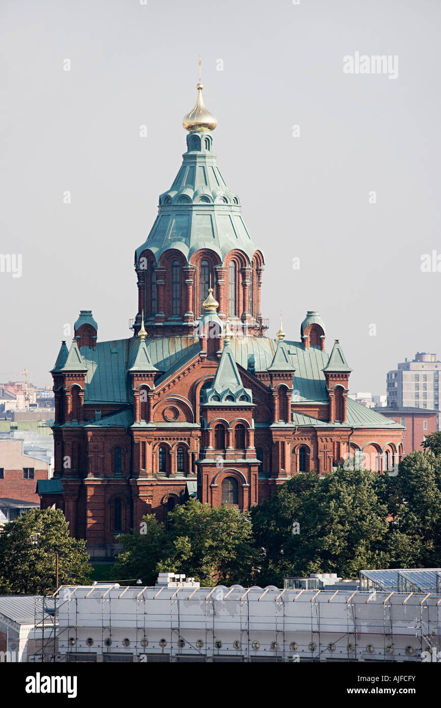 Uspenski Kathedrale Helsinki Stockfoto